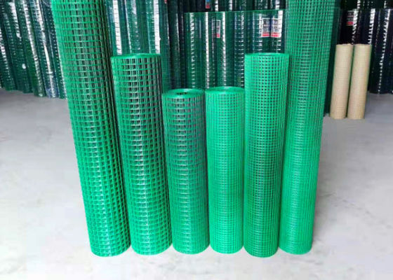 پانل های شمشیربازی سیم با پوشش پلاستیکی سبز 18 متر طول رول های سیم مفتول با روکش PVC