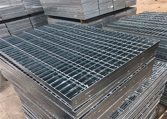 گریتینگ گرم گالوانیزه نوار سنگین مشبک Q235 مشبکهای تراشه فولادی برای Driveways