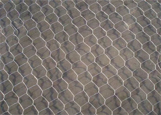 مفتول داغ گالوانیزه 80 * 100 میلیمتر مش سیم شش ضلعی با روکش PVC
