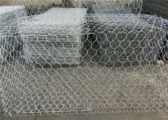 مفتول داغ گالوانیزه 80 * 100 میلیمتر مش سیم شش ضلعی با روکش PVC