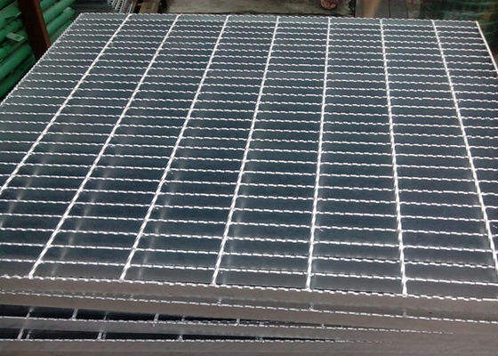 ضد فشار Skid 100mm راه باریک Steel Grating Pressure For Locked For Bridge Bridge