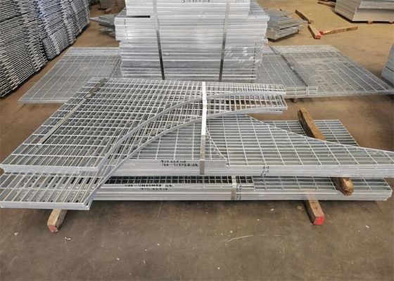 گریتینگ فولادی گالوانیزه داغ گریتینگ 25 * 3 میلی متر شکل سفارشی