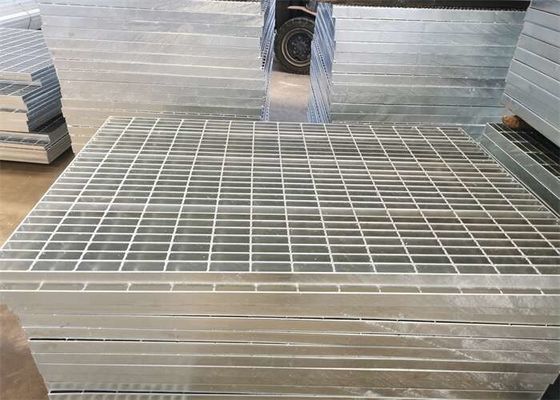 Deck Driveway Galvanized Steel Grate Panels 3x24ft HSE Certification