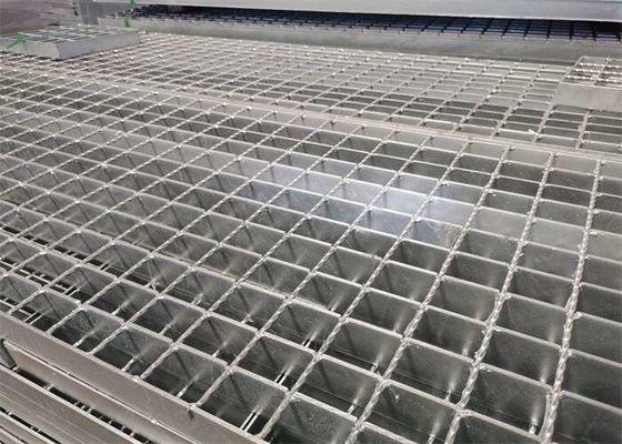 پلت فرم سکوی صنعتی آج های فولادی مشبک 5 میلی متر برای پل راه آهن