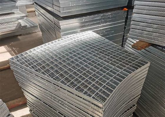 Skid Proof Bar Grating گریتینگ مقاومت 5 میلی متری ضخیم در برابر فشار را در برابر مشبک تخلیه می کند