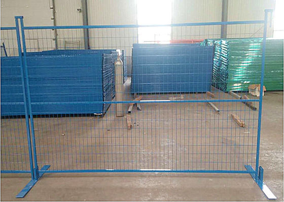 پانل های نرده موقت با روکش PVC با قطر سیم 5.0 میلی متر با حرارت درمان شده است