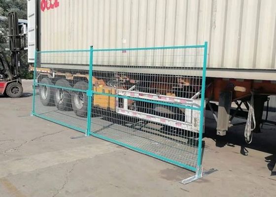 پانل های نرده موقت با روکش PVC با قطر سیم 5.0 میلی متر با حرارت درمان شده است
