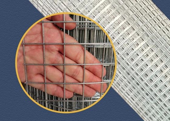 حصار مش سیم جوش داده شده مدار مدرسه OEM 5X5mm گالوانیزه گرم